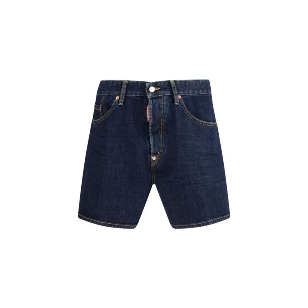 Dsquared² Blue Cotton Bermuda Men's Shorts